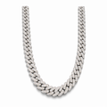 Endurance Silver Chunky Statement Necklace