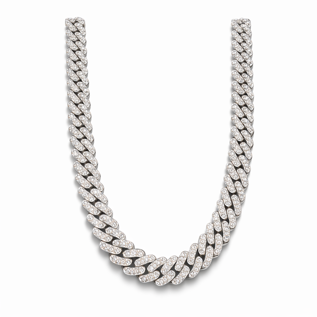 Endurance Silver Chunky Statement Necklace