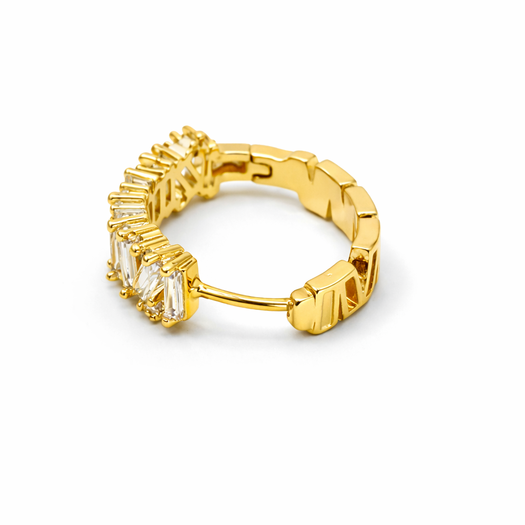 Spirit Stone Hoop Earrings for Women