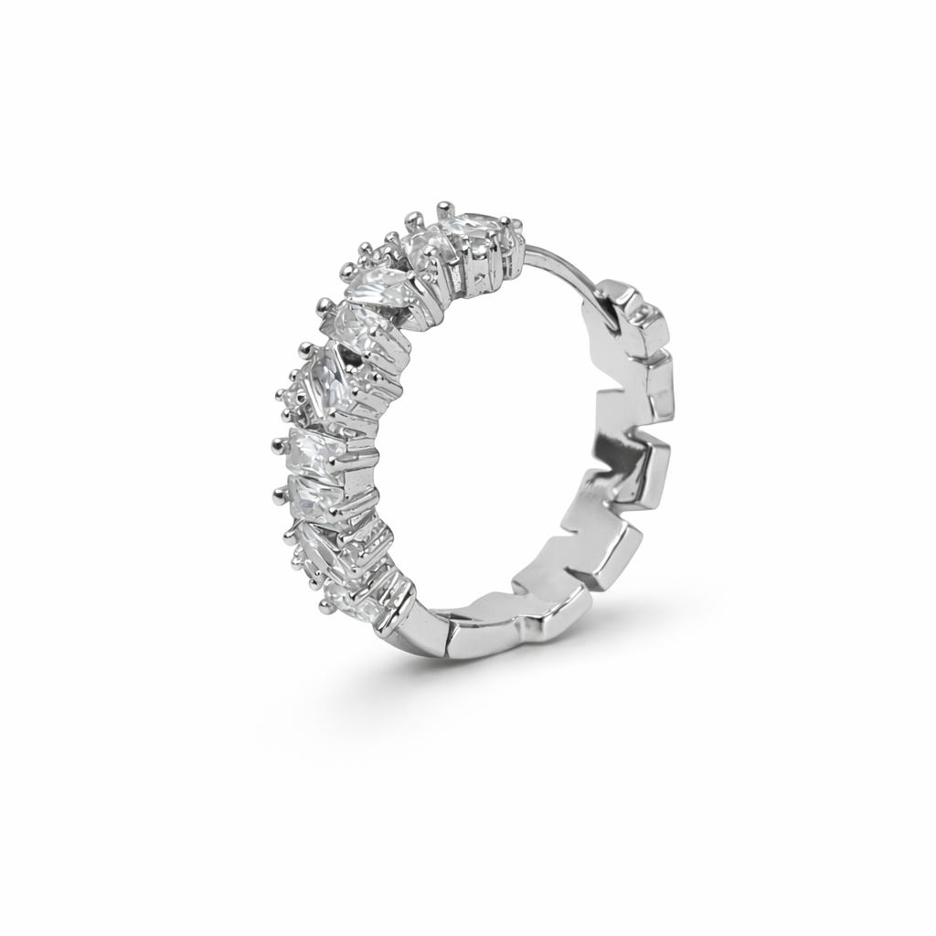 Spirit Stone Hoop Earrings for Women